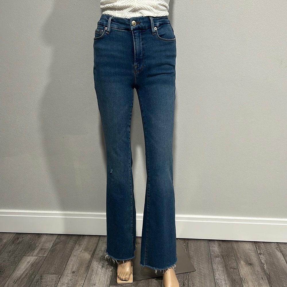 Women's Blue Flared Jeans
